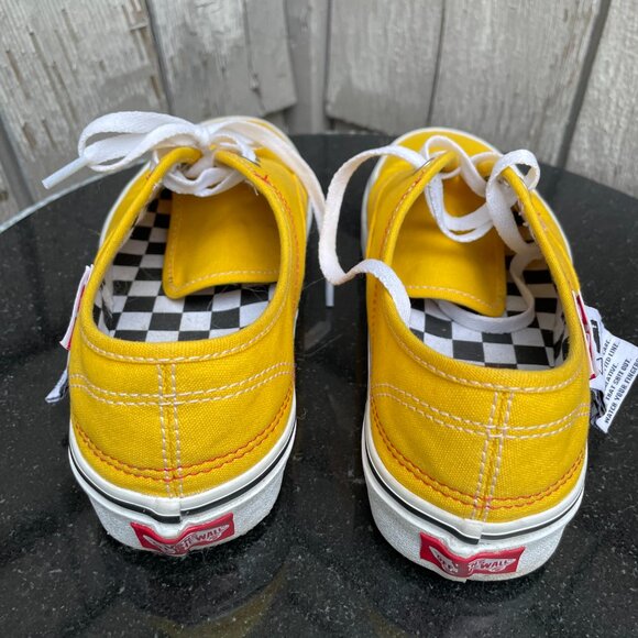 Vans Sample Not for Resale Sneakers Shoes Yellow Womans Size 5.5 - Picture 3 of 7